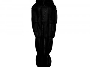 dead body covered with body bags 3D Model