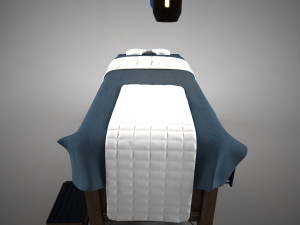 spa and massage bed 3D मॉडल