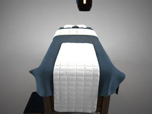 spa and massage bed 3D Model