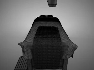 spa and massage bed 3D Model