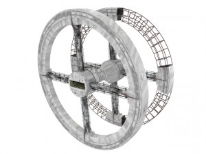 space station 3D-Modell