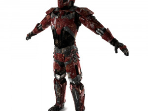 sci-fi soldier 3D 模型
