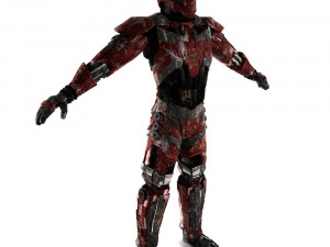 sci-fi soldier 3D Модель