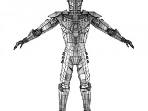 науково-фантастичний солдат 3D Модель