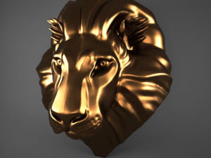 lions head 3D Model