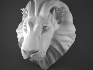 lions head 3D 模型