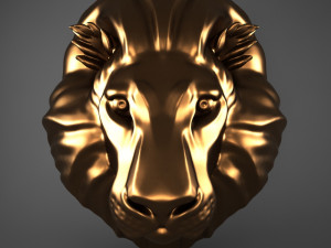 lions head 3D 模型