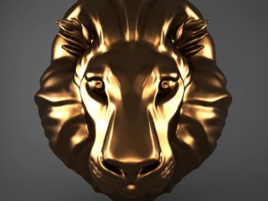 lions head 3D Model