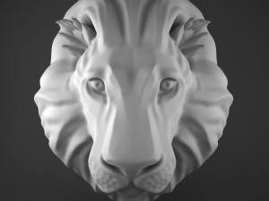 lions head 3D 模型