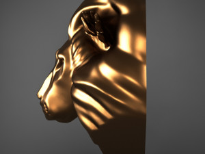 lions head 3D 模型