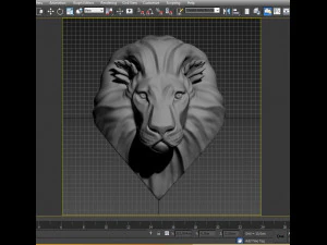 lions head 3D Model