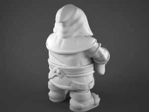 strong warrior dwarf 3D Model
