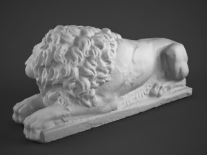 lion sculpture Modelo 3D