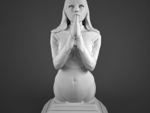 praying girl 3D Модель