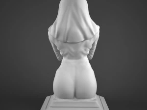 praying girl 3D Model