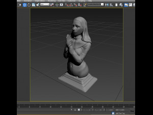 praying girl 3D Модель