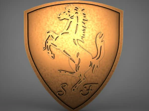 ferrari logosu 3D Model