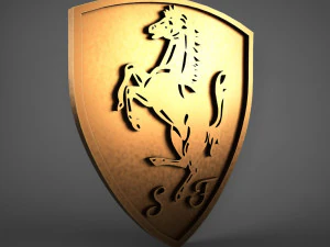 ferrari logo 3D Model