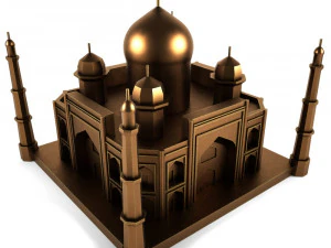 taj mahal 3D Model