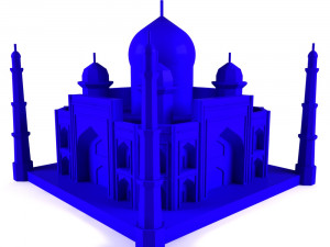 taj mahal Model 3D