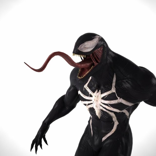 venom - marvel comics 3D-Modell .c4d .max .obj .3ds .fbx .stl .blend 