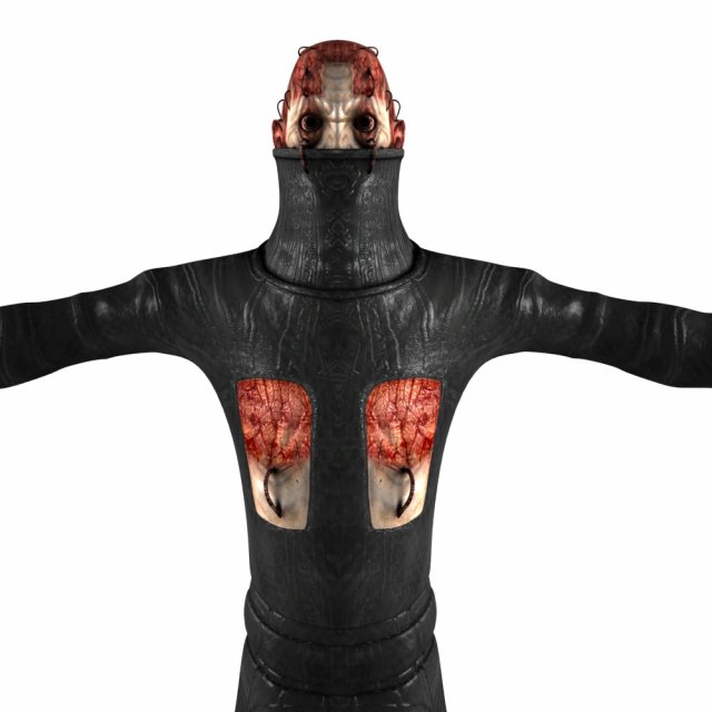grandfather monster 3D Model .c4d .max .obj .3ds .fbx .stl .blend 