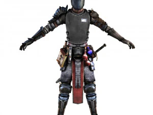 악마 기사 3D 모델