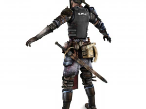 악마 기사 3D 모델