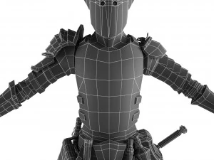 악마 기사 3D 모델