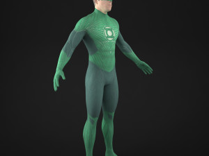 hal jordan 3D 모델