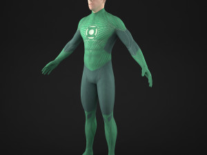 hal jordan 3D 모델