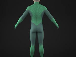 hal jordan 3D 모델