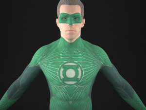 hal jordan 3D 모델