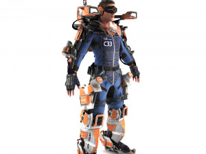 exoskeleton man Modèle 3D