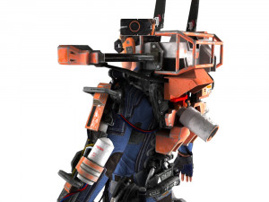 exoskeleton man Modèle 3D