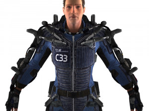exoskeleton man 3D Модель