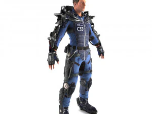 exoskeleton man 3D Model