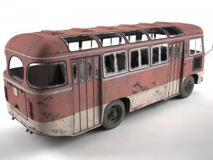 paz-672 3D Modell