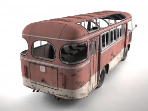 paz-672 3D Modell