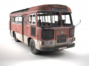 paz-672 3D Modell