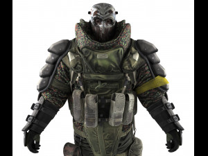 armored soldier 3D Модель
