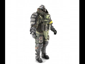 armored soldier 3D Модель
