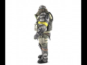 armored soldier 3D Модель
