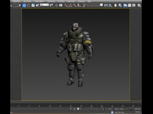 armored soldier 3D Модель