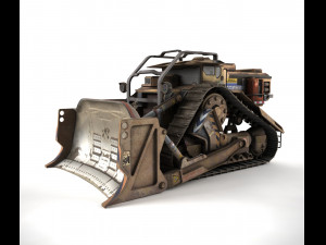 bulldozer Modello 3D