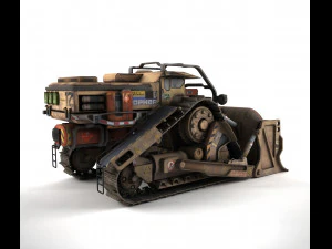 bulldozer 3D Model
