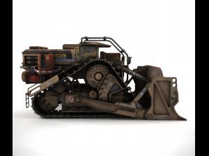 bulldozer 3D Model