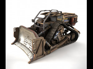 bulldozer 3D Model