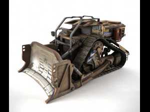 bulldozer 3D Model