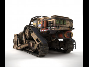 bulldozer 3D Model